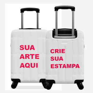 Personalize Sua Mala de bordo Pet pós-consumo e Polipropileno 35x55 4X4 Impressao UV sem contato com a superfície  Suporta 10kg